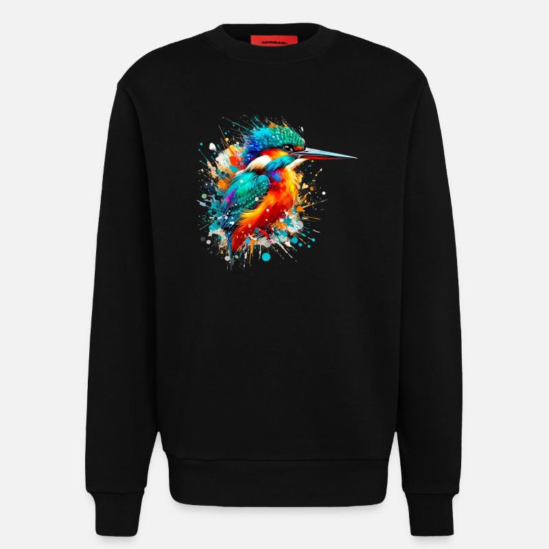 Eisvogel - Sweatshirt - made by SPREAD  - SOLID BLACK