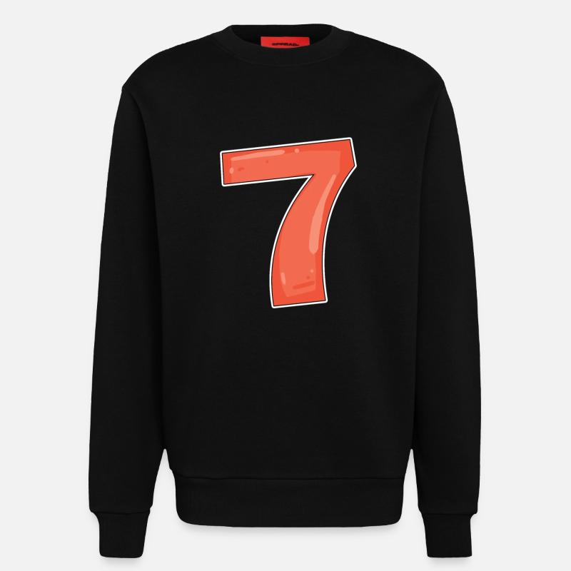 7 - Sweatshirt - made by SPREAD  - SOLID BLACK