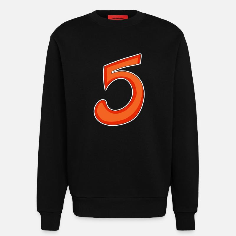 5 - Sweatshirt - made by SPREAD  - SOLID BLACK