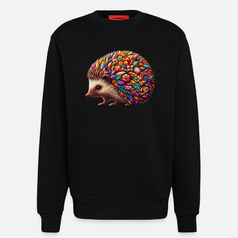 Igel - Sweatshirt - made by SPREAD  - SOLID BLACK