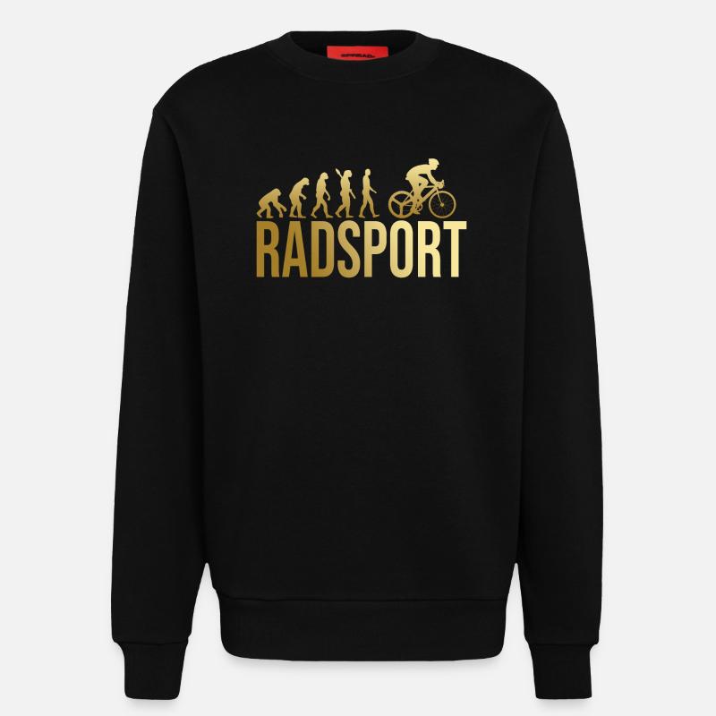Evolution Radsport - Sweatshirt - made by SPREAD  - SOLID BLACK