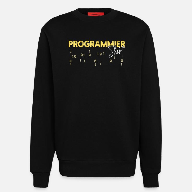 Developer Statement Coden Skripting Webentwickler - Sweatshirt - made by SPREAD  - SOLID BLACK
