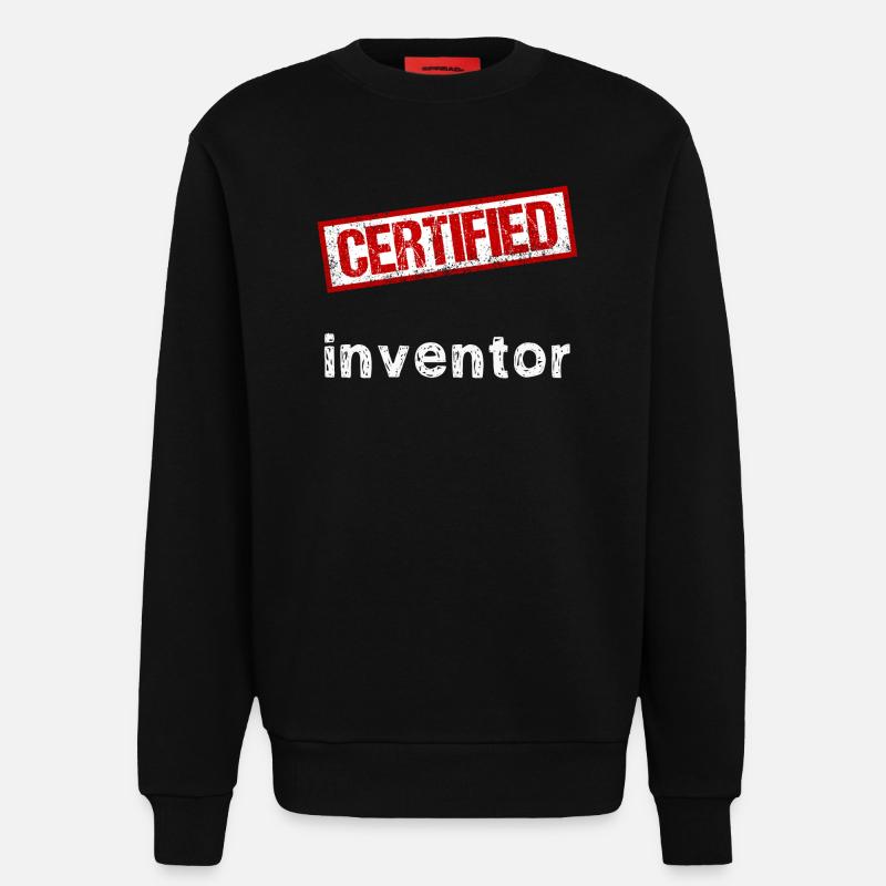 Erfinder - Sweatshirt - made by SPREAD  - SOLID BLACK