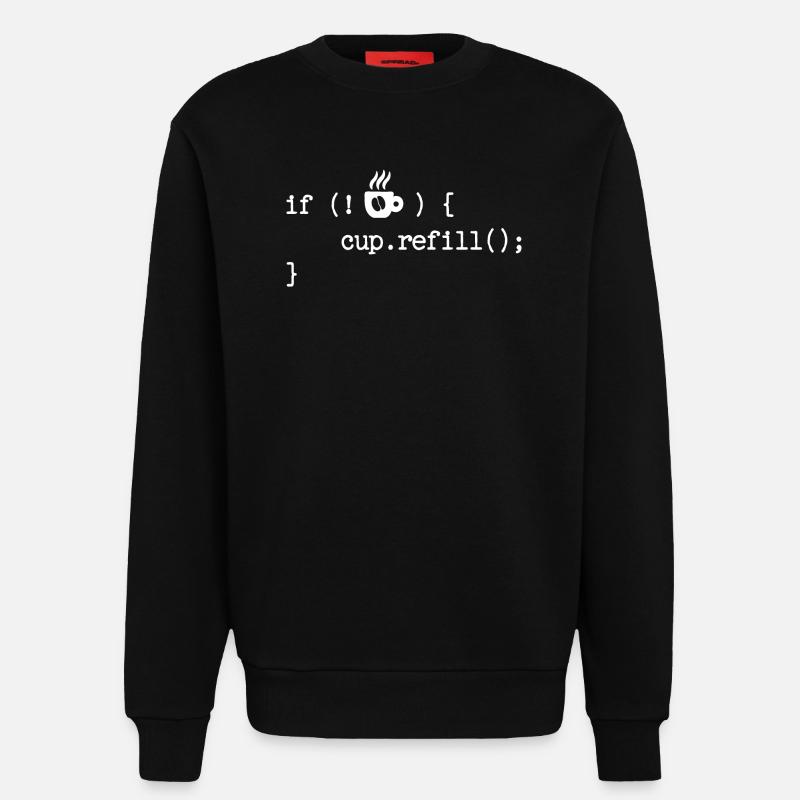 Debug Programmierer Coden Developer Computerfreak - Sweatshirt - made by SPREAD  - SOLID BLACK
