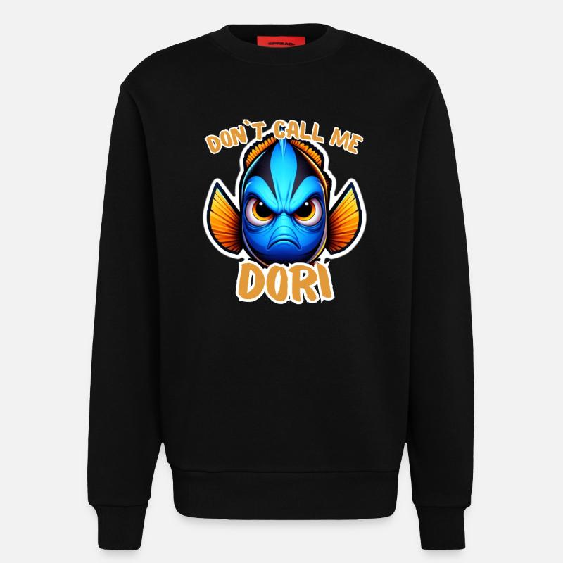 Wütende Dori - Sweatshirt - made by SPREAD - SOLID BLACK