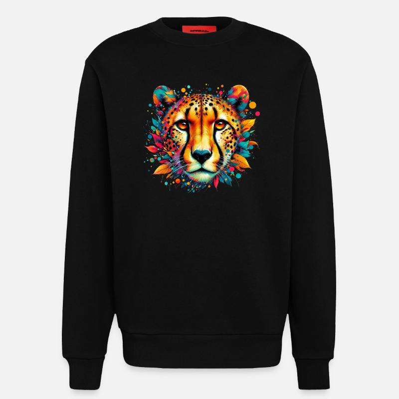 Gepard - Sweatshirt - made by SPREAD  - SOLID BLACK