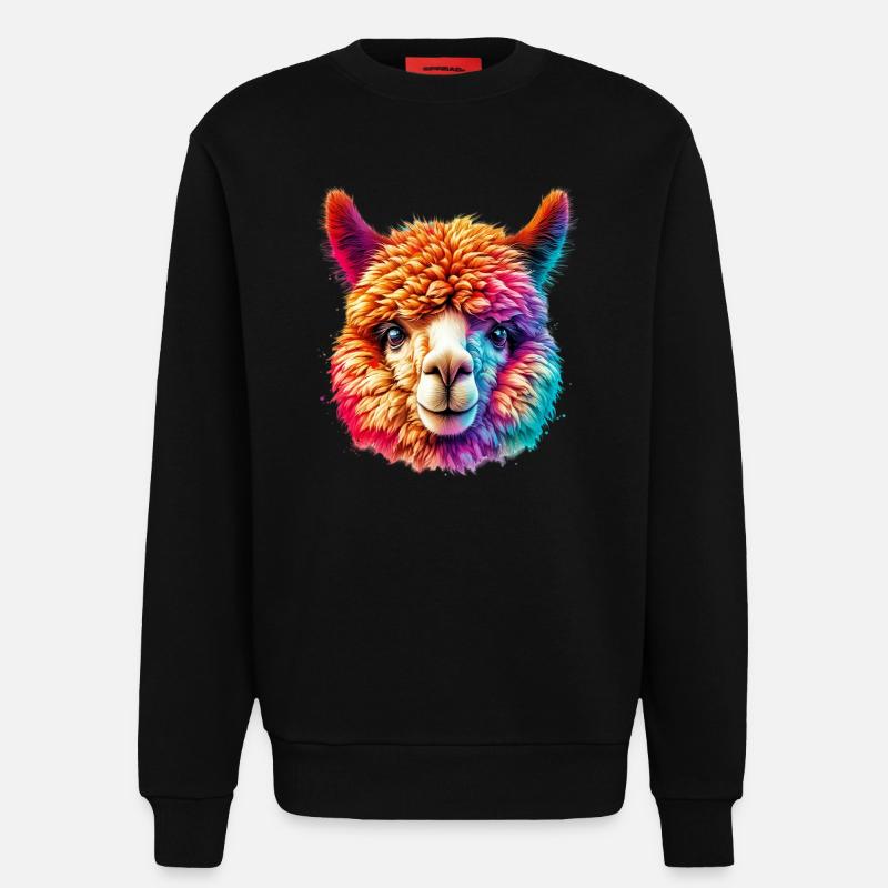 Alpaka - Sweatshirt - made by SPREAD  - SOLID BLACK