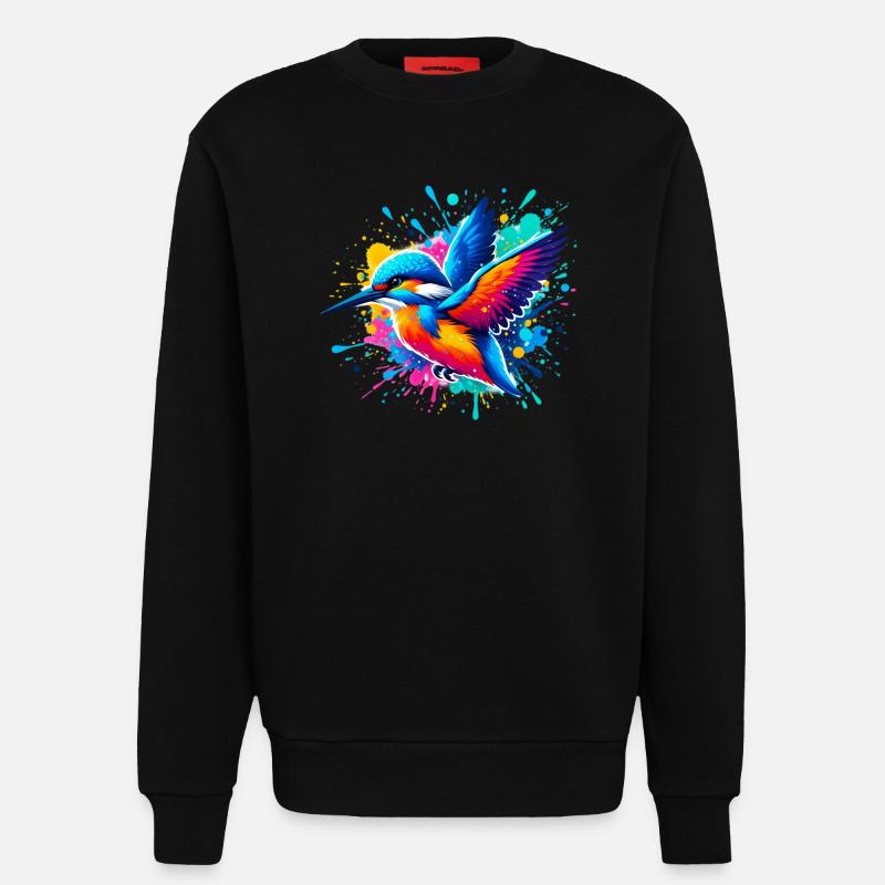Eisvogel - Sweatshirt - made by SPREAD  - SOLID BLACK