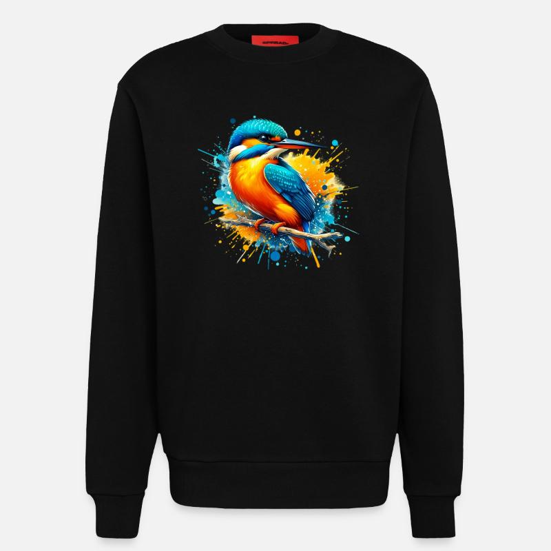 Eisvogel - Sweatshirt - made by SPREAD  - SOLID BLACK