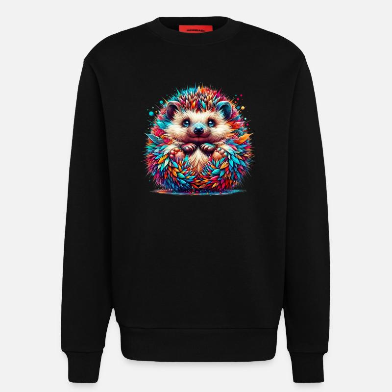 Igel - Sweatshirt - made by SPREAD  - SOLID BLACK