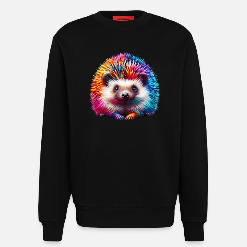 Igel - Sweatshirt - made by SPREAD - SOLID BLACK