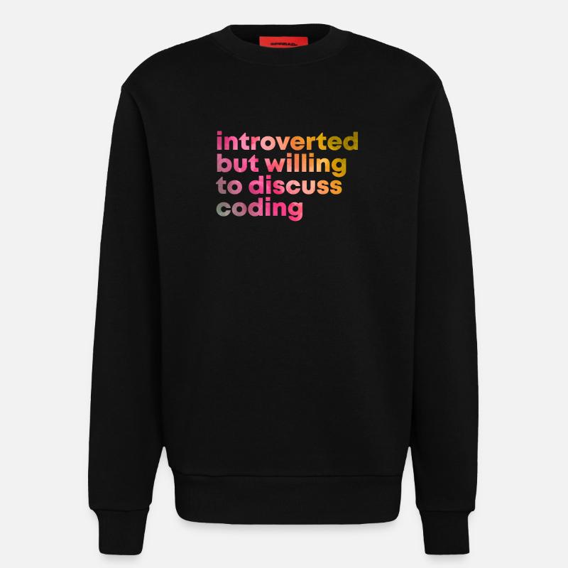 Codierung - Sweatshirt - made by SPREAD  - SOLID BLACK