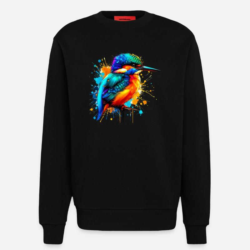 Eisvogel - Sweatshirt - made by SPREAD  - SOLID BLACK