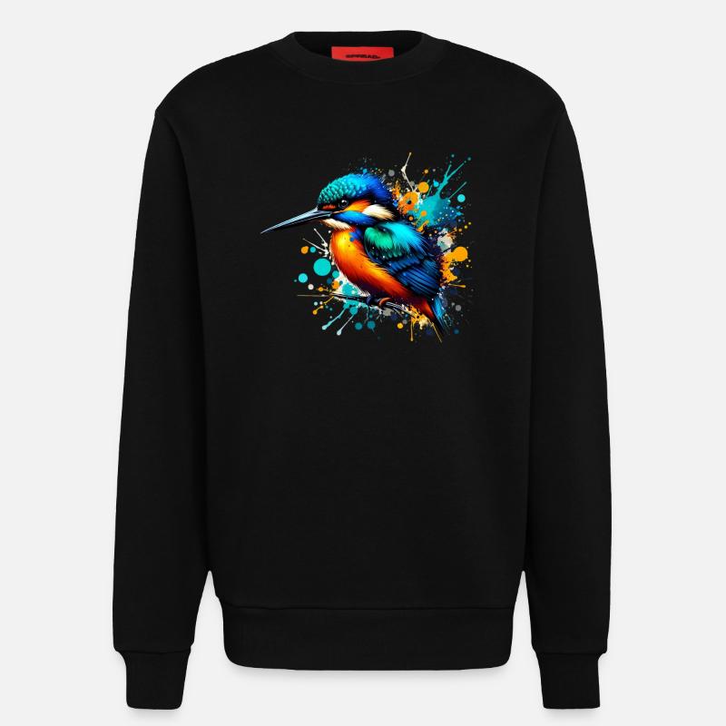 Eisvogel - Sweatshirt - made by SPREAD  - SOLID BLACK