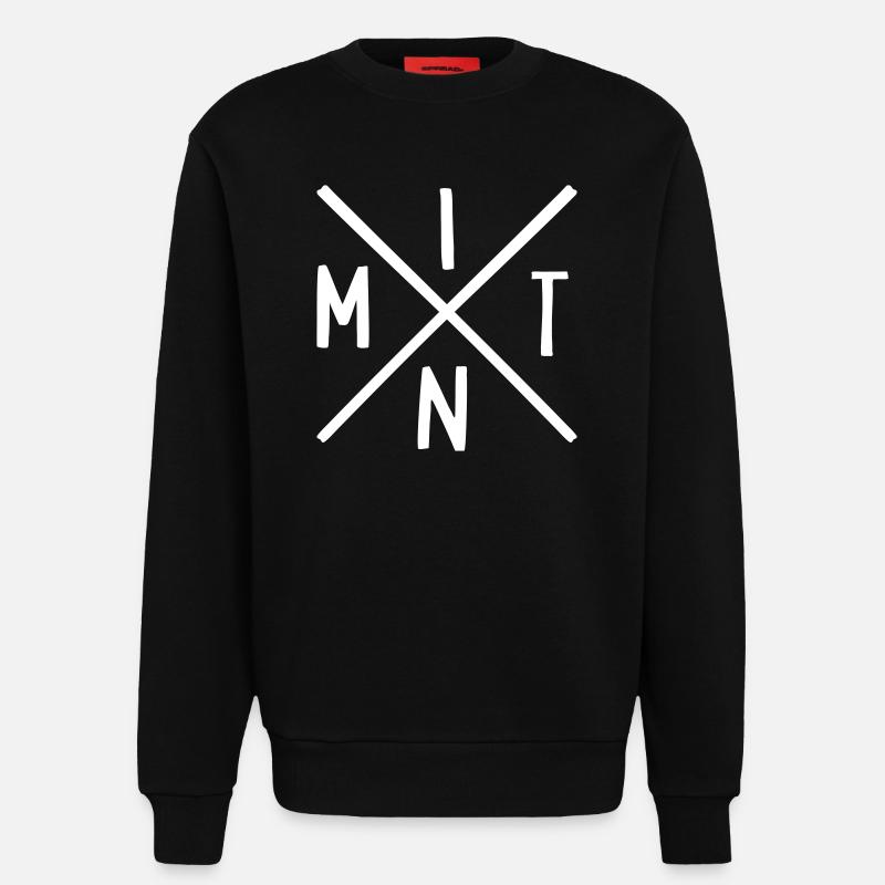 MINT - Sweatshirt - made by SPREAD - SOLID BLACK