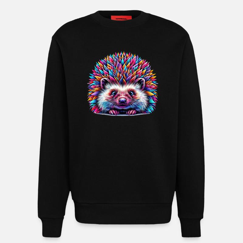 Igel - Sweatshirt - made by SPREAD - SOLID BLACK