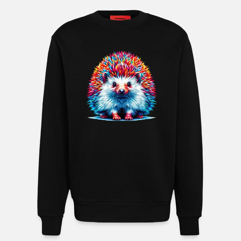 Igel - Sweatshirt - made by SPREAD - SOLID BLACK