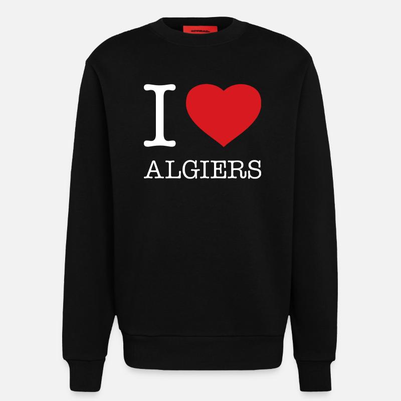 J’ADORE ALGER - Sweat bio décontracté fabriqué en UE - SOLID BLACK