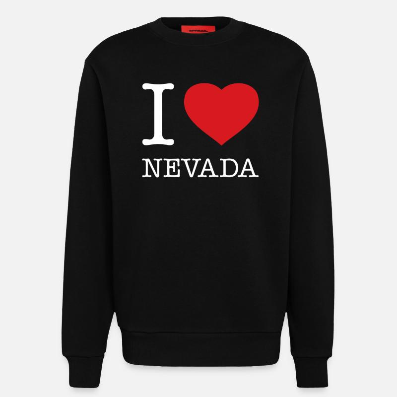 J’ADORE LE NEVADA - Sweat bio décontracté fabriqué en UE - SOLID BLACK