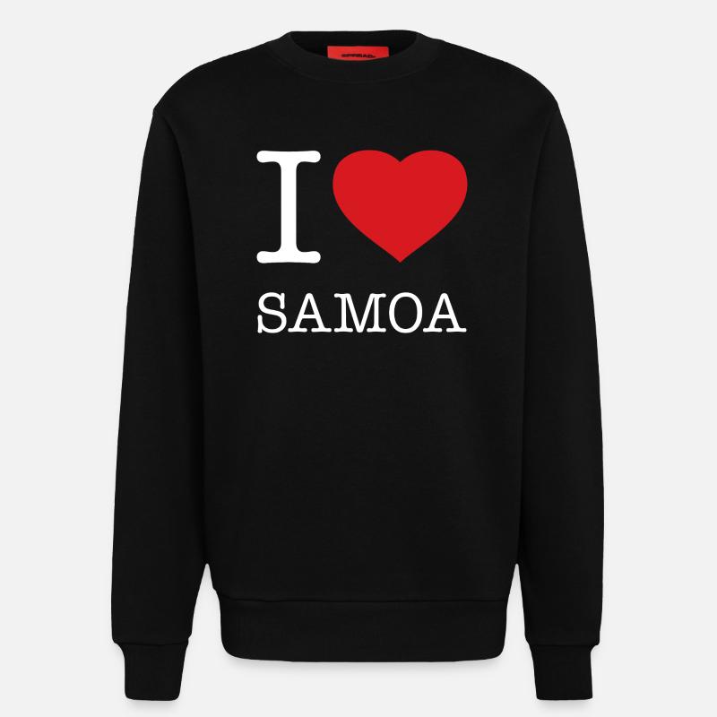 J’ADORE SAMOA - Sweat bio décontracté fabriqué en UE - SOLID BLACK