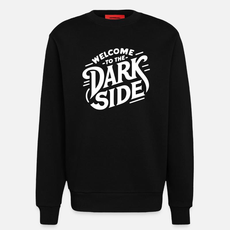 Die dunkle Seite (dunkel) - Sweatshirt - made by SPREAD  - SOLID BLACK