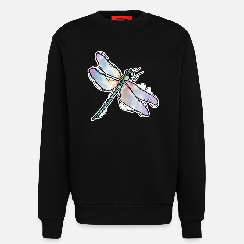 Libelle - Sweatshirt - made by SPREAD  - SOLID BLACK