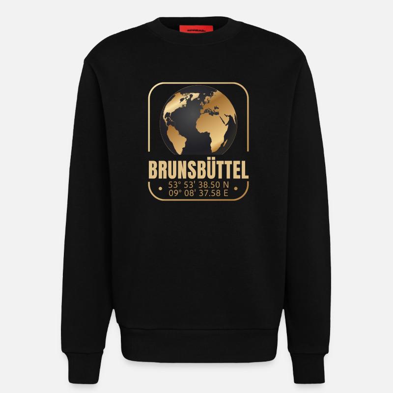 Brunsbüttel - Sweatshirt - made by SPREAD  - SOLID BLACK