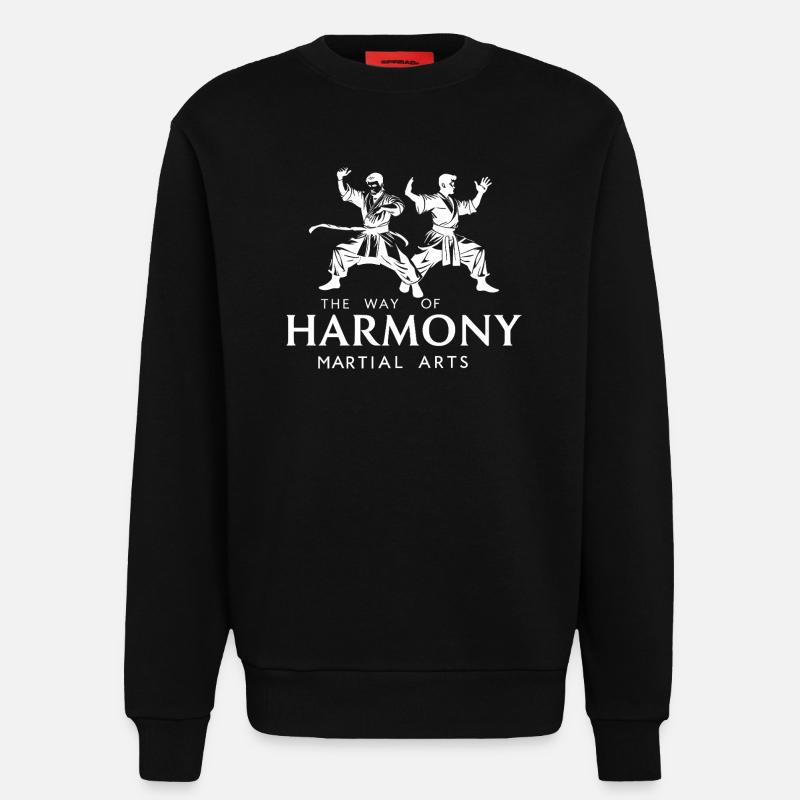 Kampfkunst - Sweatshirt - made by SPREAD - SOLID BLACK