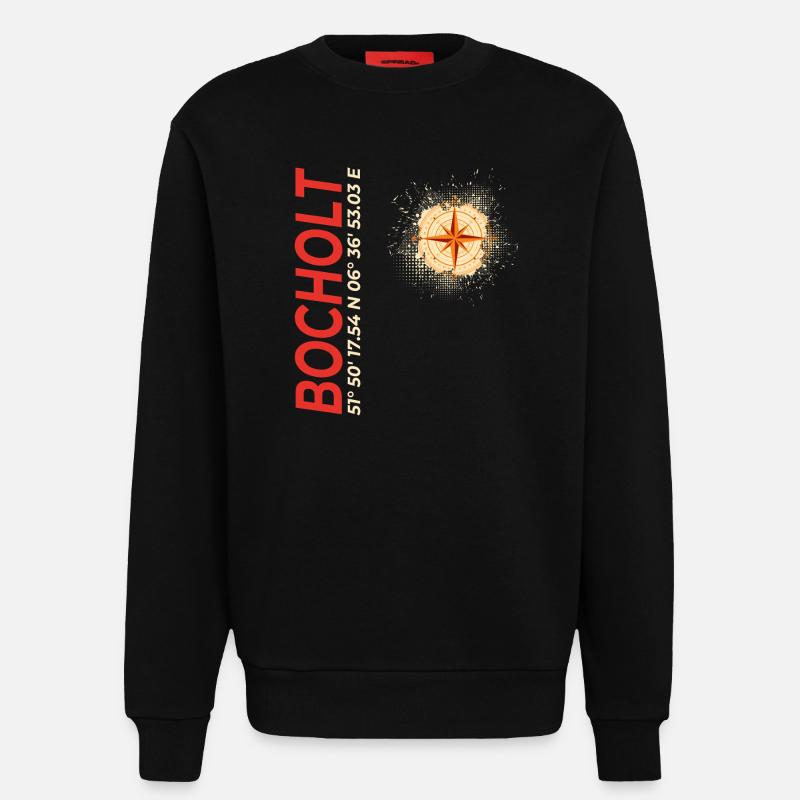 Bocholt - Sweatshirt - made by SPREAD  - SOLID BLACK