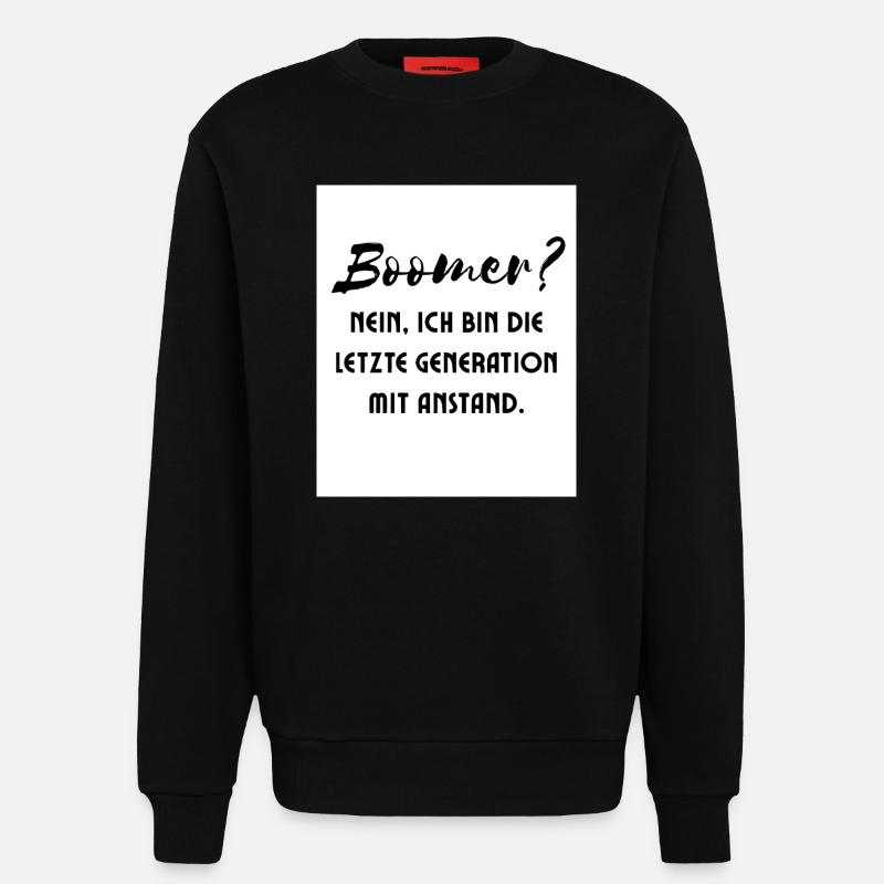 Generation mit Stil Spruch - Sweatshirt - made by SPREAD  - SOLID BLACK