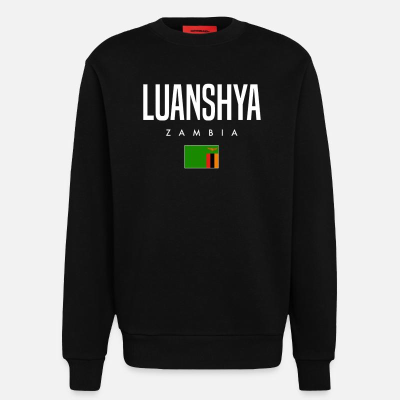 Luanshya Sambia - Sweatshirt - made by SPREAD  - SOLID BLACK