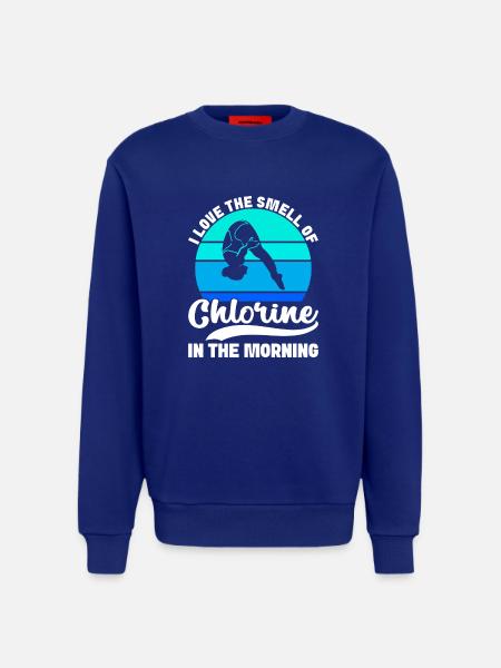 Diving diving board - Sweatshirt - made by SPREAD - SOLID BLACK