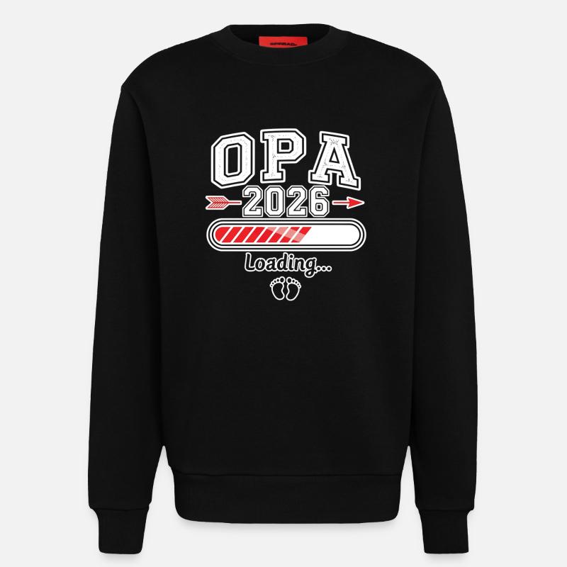 Opa 2026 Loading - Sweatshirt - made by SPREAD  - SOLID BLACK