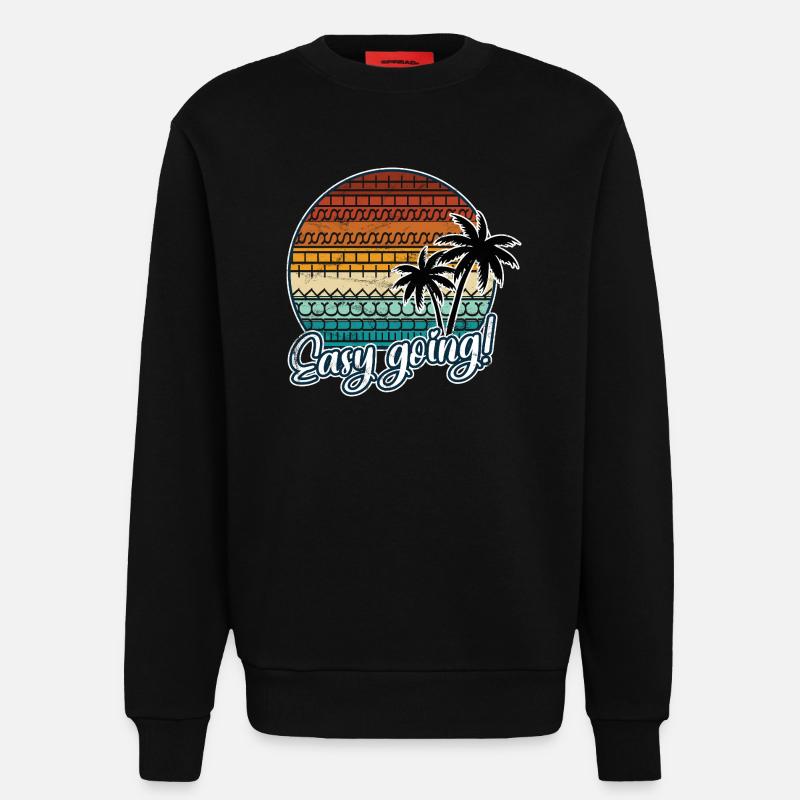 FUCK THIS SHIT versteckte Sarkasmus Botschaft - Sweatshirt - made by SPREAD  - SOLID BLACK