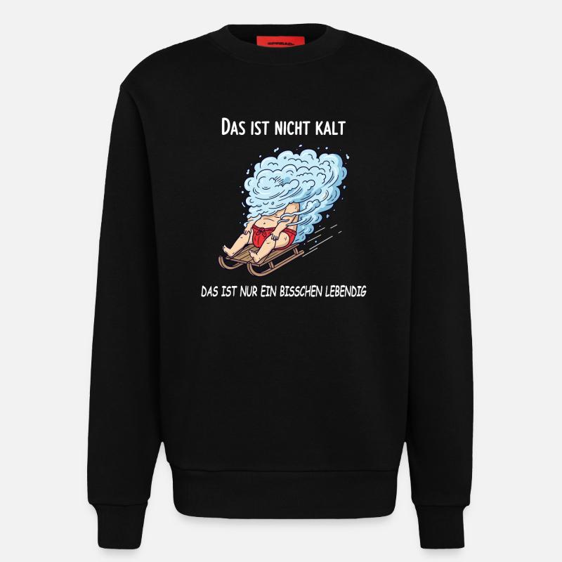 Ein bisschen lebendig - Sweatshirt - made by SPREAD  - SOLID BLACK