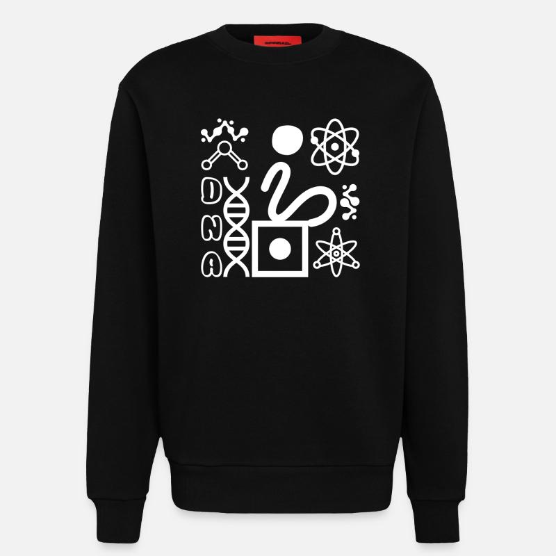 DNS - Sweatshirt - made by SPREAD  - SOLID BLACK