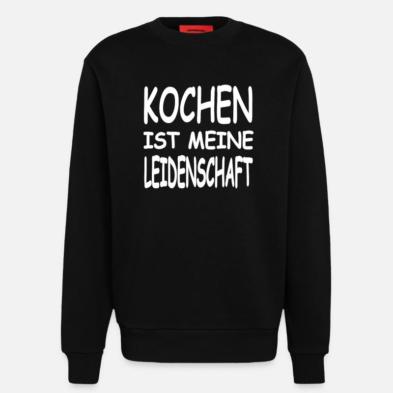 Kochen - Sweatshirt - made by SPREAD  - SOLID BLACK