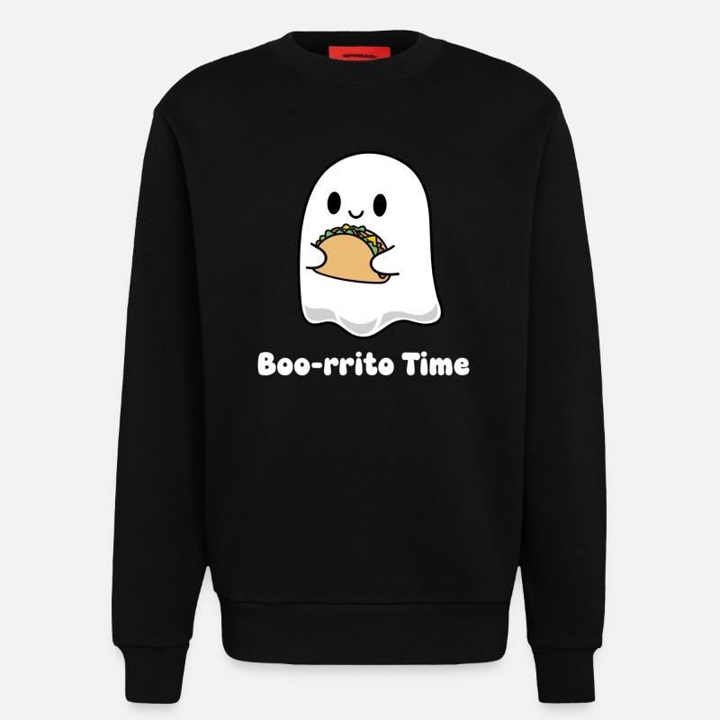 Boorito Taco Geist - Sweatshirt - made by SPREAD  - SOLID BLACK
