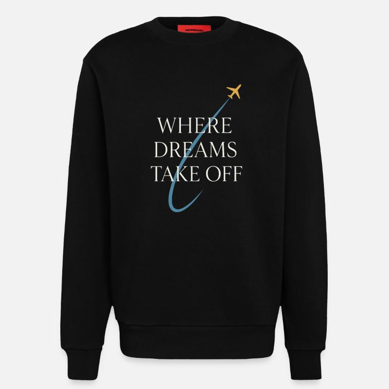 Fluglehrer Cfi Pilot Luftfahrtlehrer - Sweatshirt - made by SPREAD  - SOLID BLACK