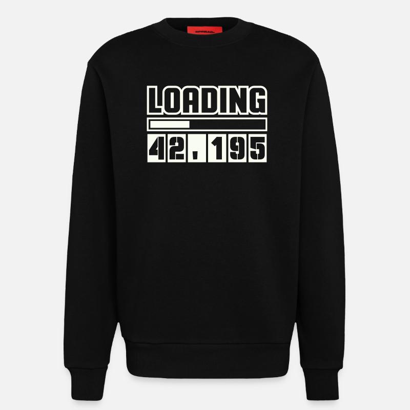 Loading 42,195 Marathon - Sweatshirt - made by SPREAD  - SOLID BLACK