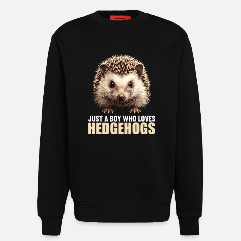 Igel - Sweatshirt - made by SPREAD  - SOLID BLACK