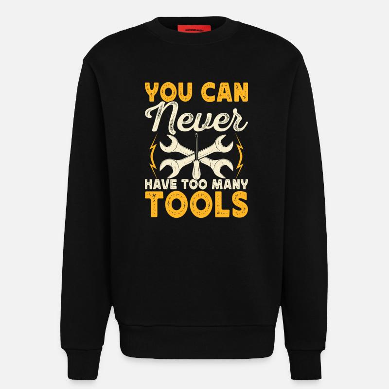 Car Mechanic Mechatronics Technician Gift - Sweatshirt - made by SPREAD  - SOLID BLACK