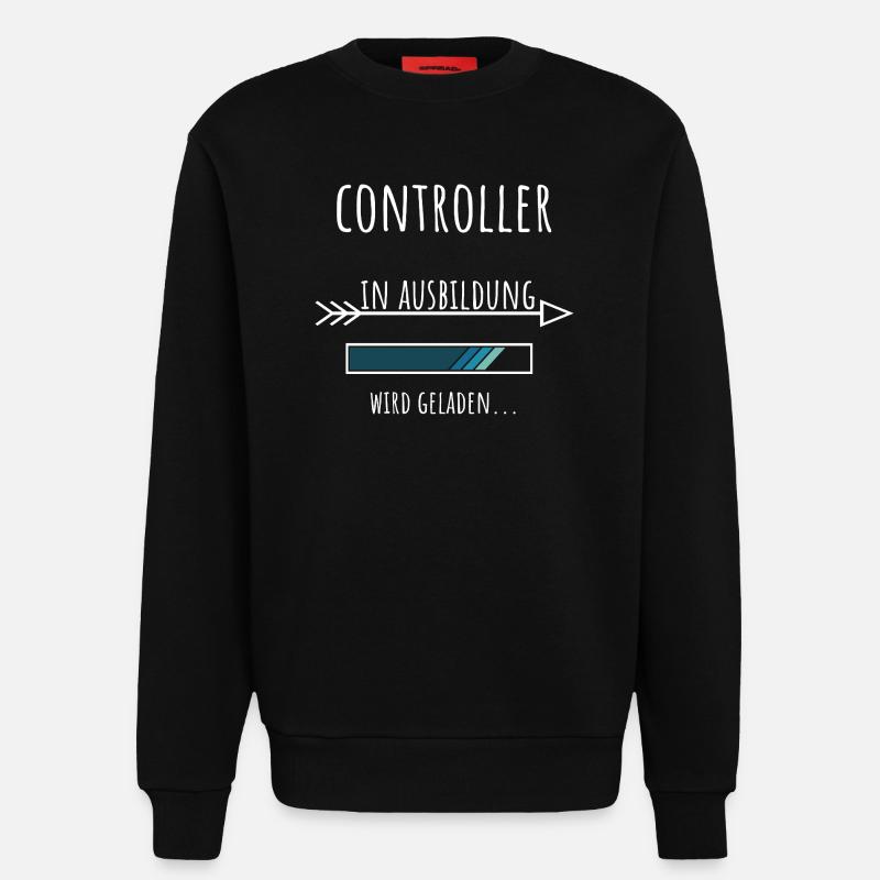 Controlling Studium Beruf Ausbildung Controller - Sweatshirt - made by SPREAD  - SOLID BLACK