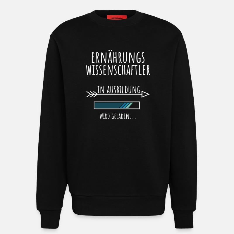 Ernährungswissenschaft Studium Beruf Ausbildung - Sweatshirt - made by SPREAD  - SOLID BLACK