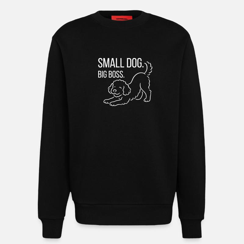 Zwergpudel, Malti-poo oder Königspudel  - Sweatshirt - made by SPREAD  - SOLID BLACK