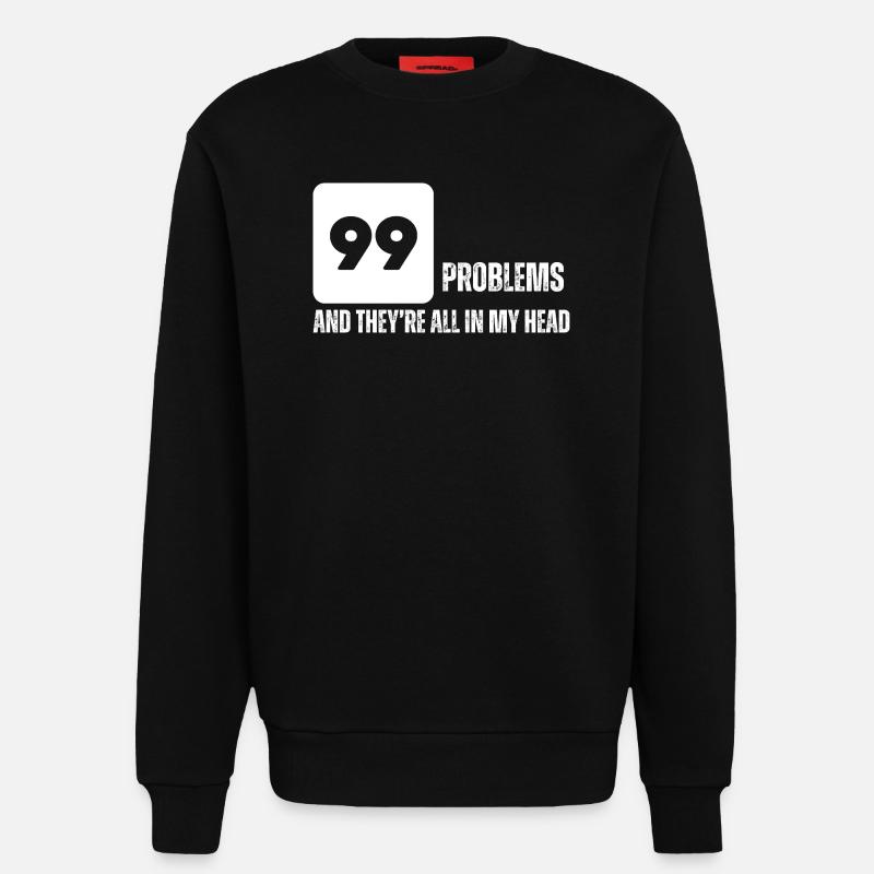 Bold Numeric Graphic Tee - Sweatshirt - made by SPREAD  - SOLID BLACK
