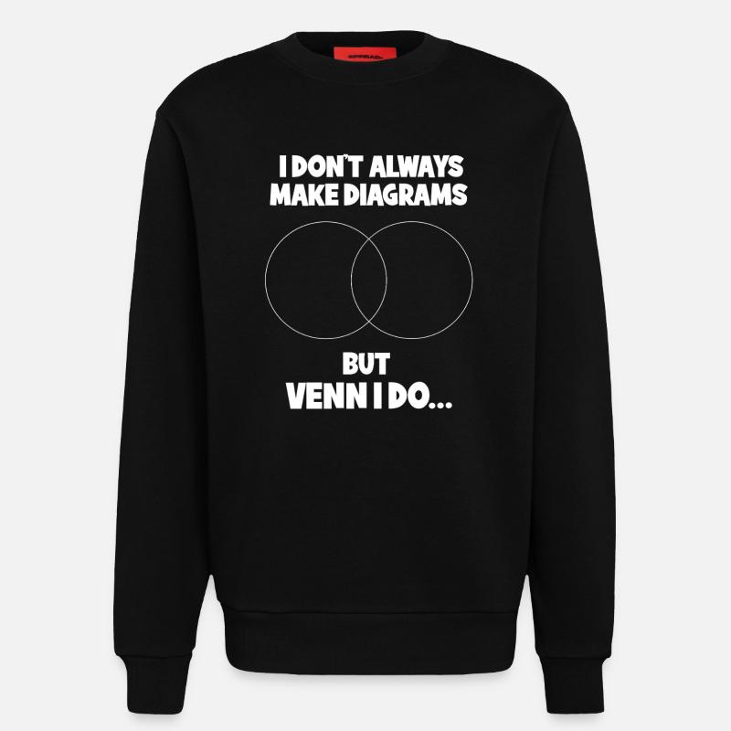 Math Math Math Teacher Mathematician - Sweatshirt - made by SPREAD  - SOLID BLACK