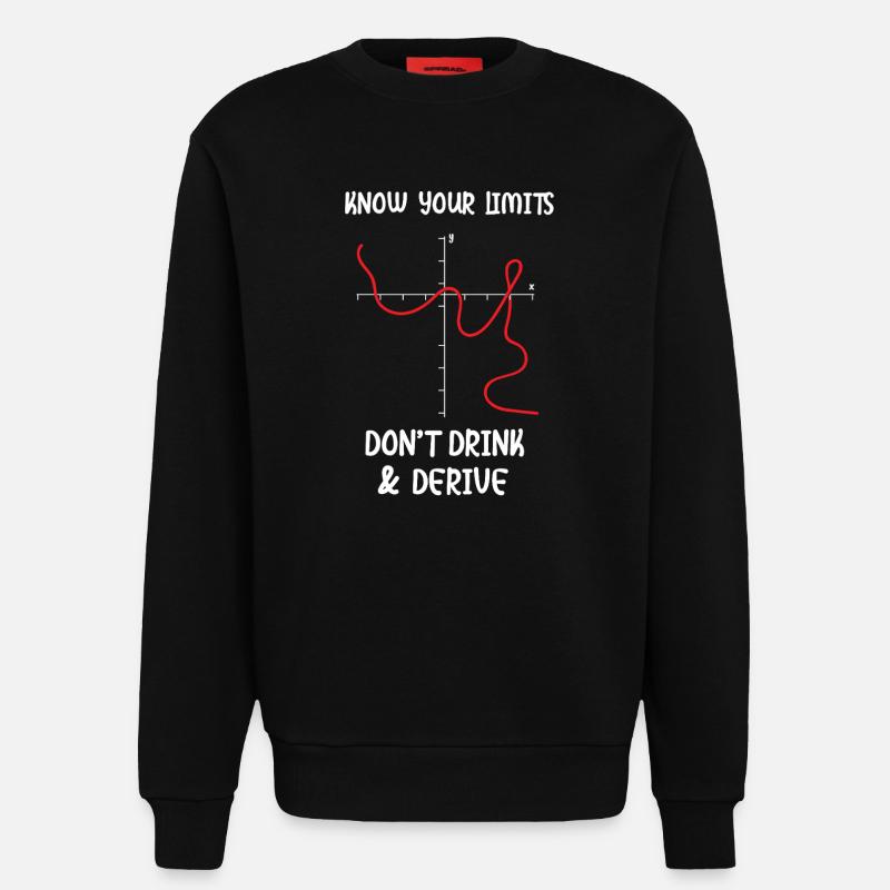 Math Math Math Teacher Mathematician - Sweatshirt - made by SPREAD  - SOLID BLACK