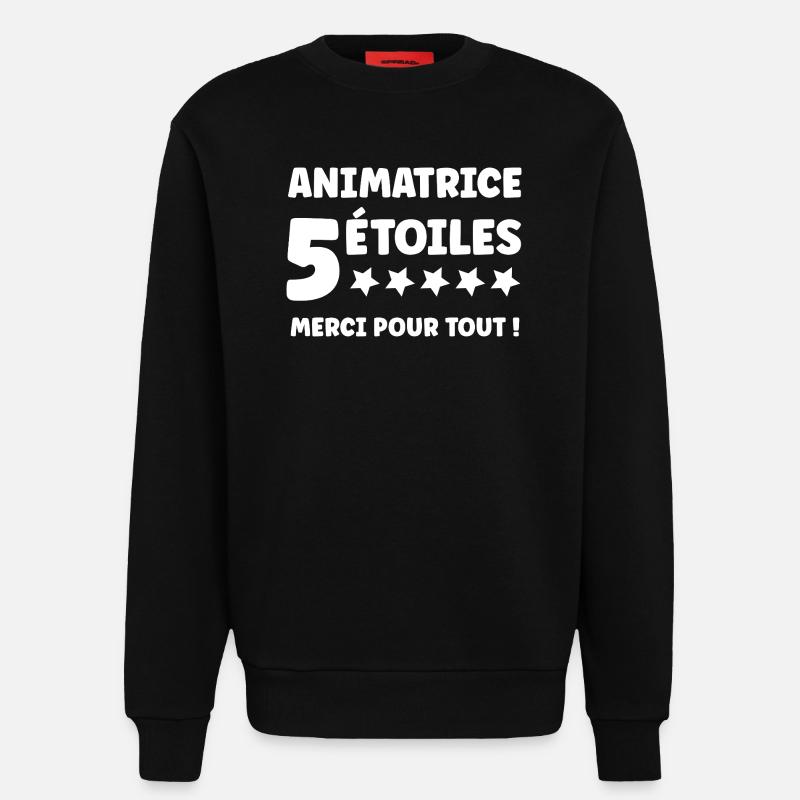 Moderator - Sweatshirt - made by SPREAD  - SOLID BLACK