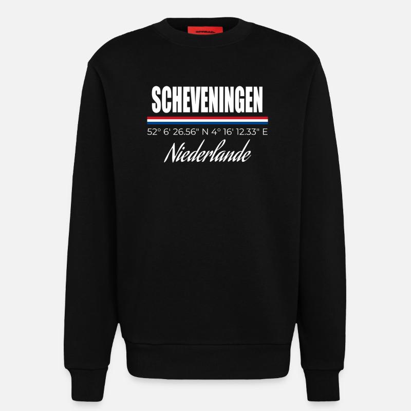 Scheveningen - Sweatshirt - made by SPREAD  - SOLID BLACK